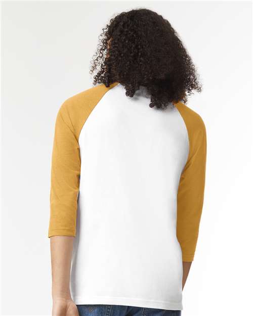 American Apparel Unisex CVC Three-Quarter Sleeve Tee 2003CVC