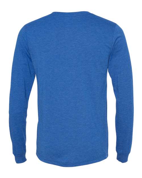 BELLA + CANVAS Unisex Triblend Long Sleeve Tee 3513 - True Royal Triblend
