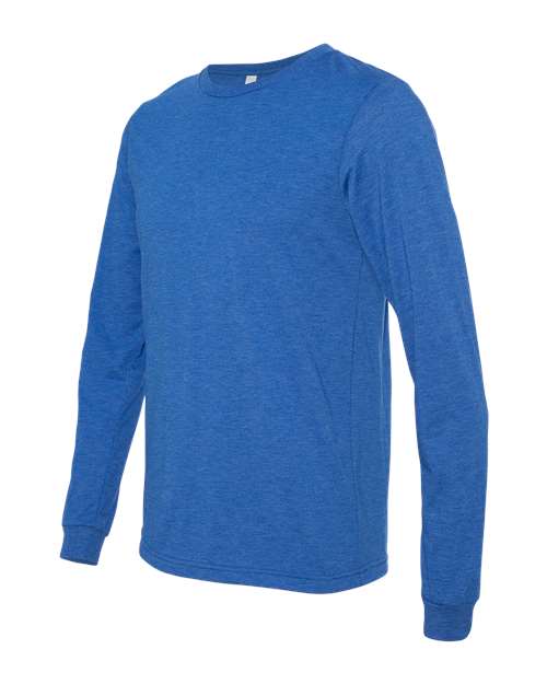 BELLA + CANVAS Unisex Triblend Long Sleeve Tee 3513 - True Royal Triblend