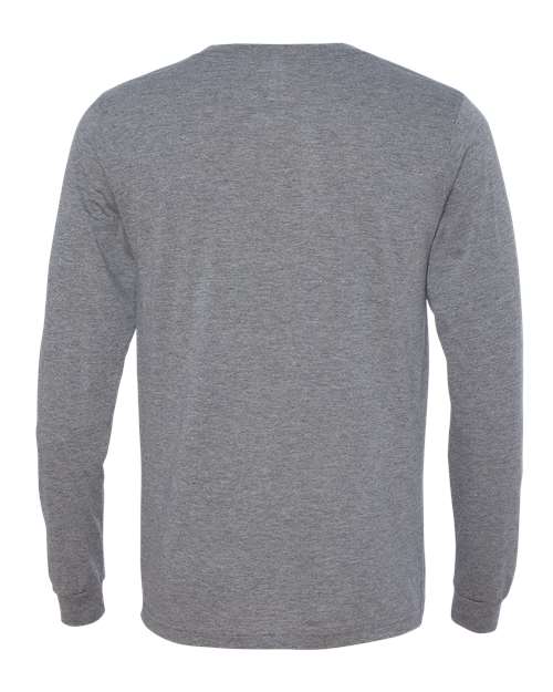 BELLA + CANVAS Unisex Triblend Long Sleeve Tee 3513 - Grey Triblend