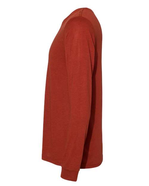 BELLA + CANVAS Unisex Triblend Long Sleeve Tee 3513 - Brick Triblend