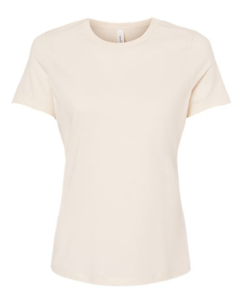 BELLA + CANVAS Women’s Relaxed Fit Heather CVC Tee 6400CVC - Heather Natural