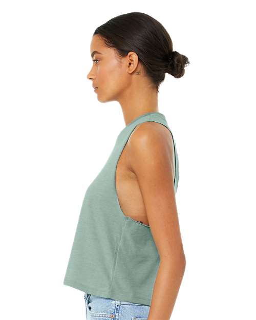 BELLA + CANVAS Women's Racerback Crop Tank 6682