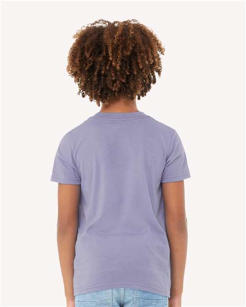 BELLA + CANVAS Youth Jersey Tee 3001Y - Dark Lavender