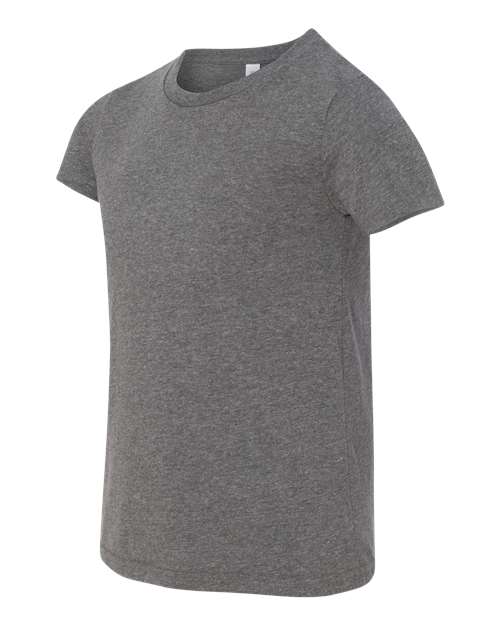 BELLA + CANVAS Youth CVC Jersey Tee 3001YCVC - Deep Heather