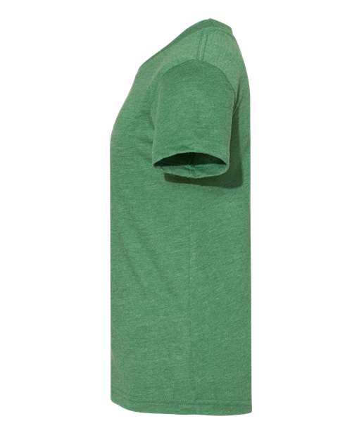 BELLA + CANVAS Youth CVC Jersey Tee 3001YCVC - Heather Grass Green