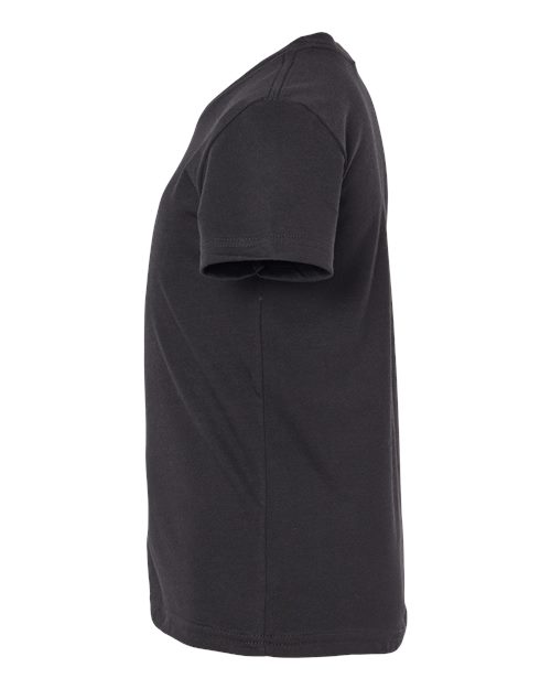 BELLA + CANVAS Youth CVC Jersey Tee 3001YCVC - Solid Black Blend