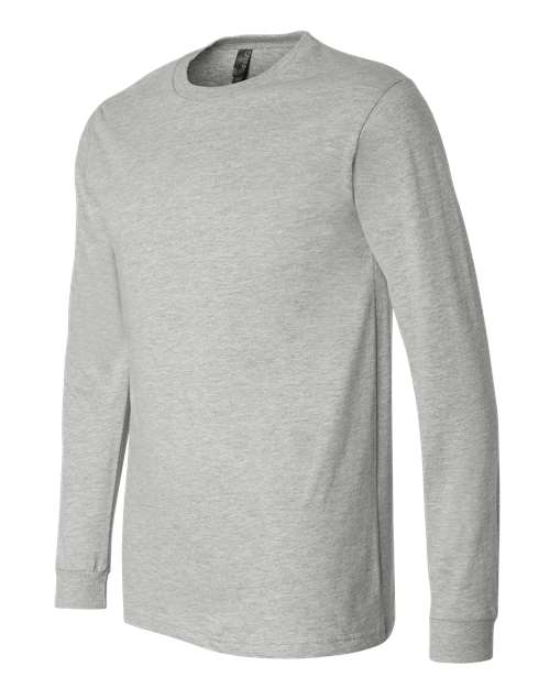 BELLA + CANVAS Heather CVC Long Sleeve Tee 3501CVC - Athletic Heather