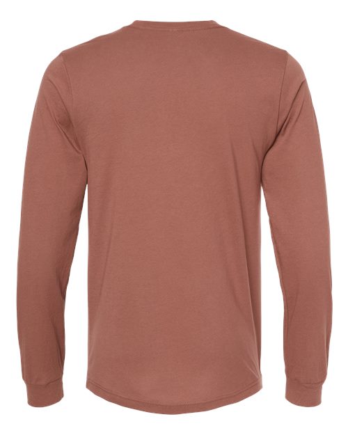 BELLA + CANVAS Unisex Jersey Long Sleeve Tee 3501 - Chestnut