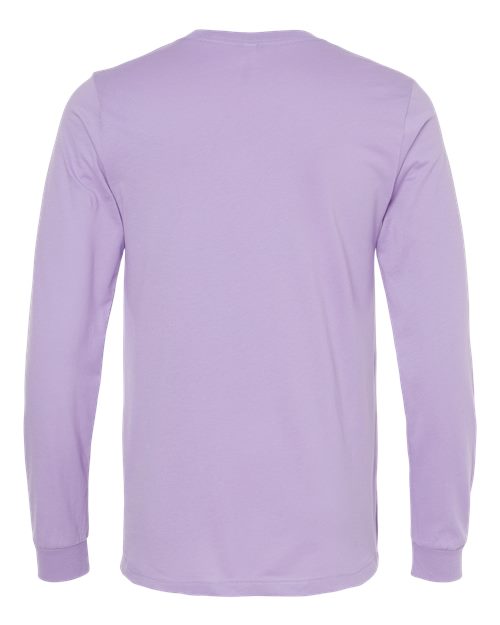 BELLA + CANVAS Unisex Jersey Long Sleeve Tee 3501 - Dark Lavender