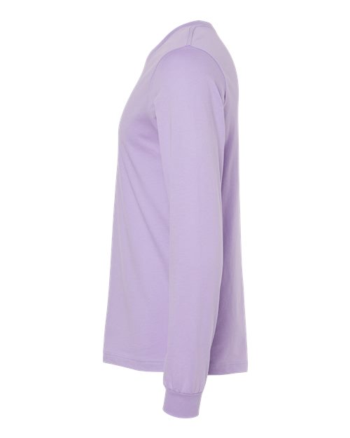 BELLA + CANVAS Unisex Jersey Long Sleeve Tee 3501 - Dark Lavender