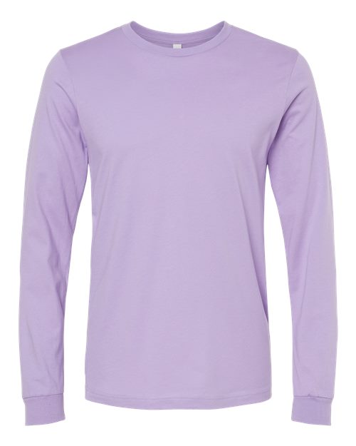BELLA + CANVAS Unisex Jersey Long Sleeve Tee 3501 - Dark Lavender