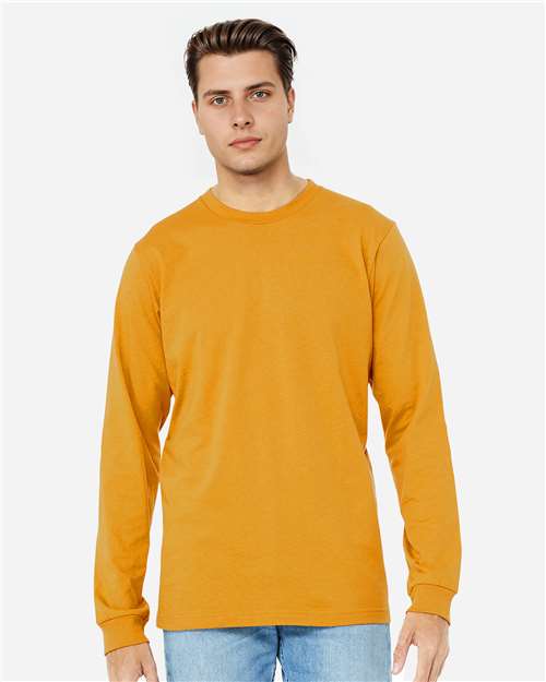 BELLA + CANVAS Unisex Jersey Long Sleeve Tee 3501 - Mustard