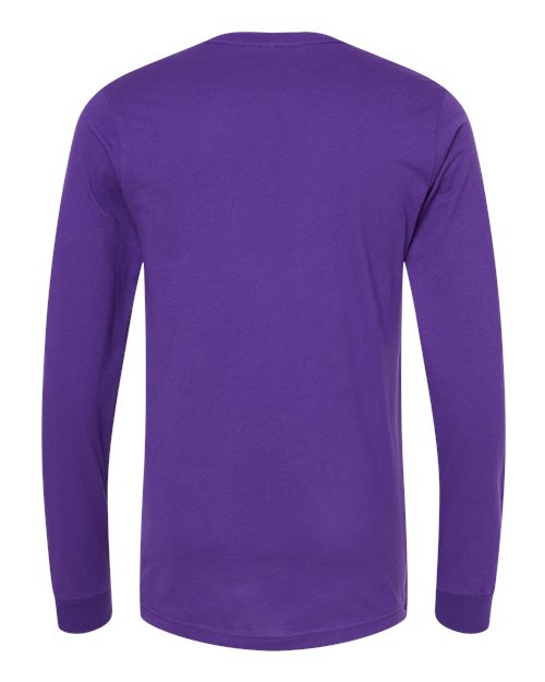 BELLA + CANVAS Unisex Jersey Long Sleeve Tee 3501 - Team Purple
