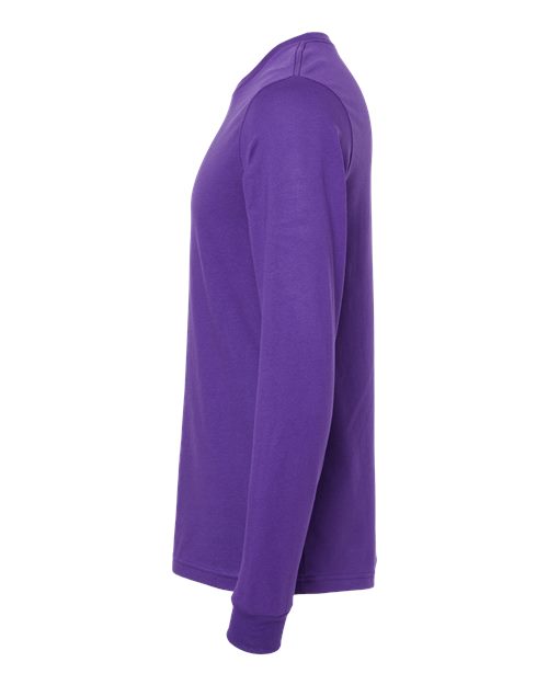 BELLA + CANVAS Unisex Jersey Long Sleeve Tee 3501 - Team Purple