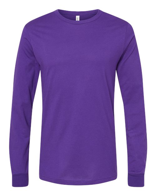 BELLA + CANVAS Unisex Jersey Long Sleeve Tee 3501 - Team Purple