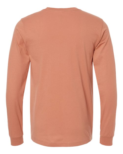 BELLA + CANVAS Unisex Jersey Long Sleeve Tee 3501 - Terracotta