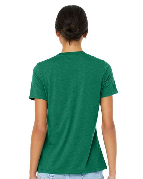 BELLA + CANVAS Women’s Relaxed Fit Triblend Tee 6413 - Kelly Triblend
