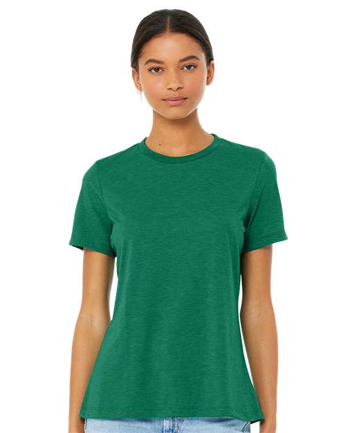 BELLA + CANVAS Women’s Relaxed Fit Triblend Tee 6413 - Kelly Triblend