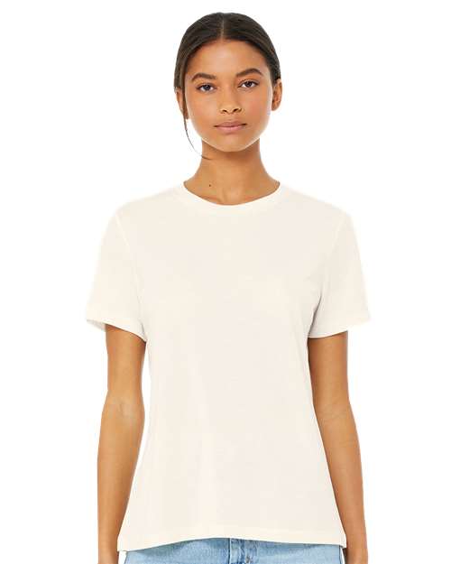 BELLA + CANVAS Women’s Relaxed Fit Triblend Tee 6413 - Solid Natural Triblend