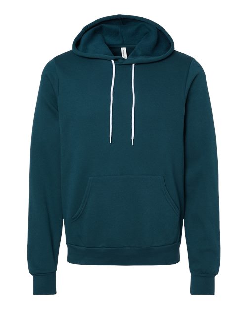BELLA + CANVAS Unisex Sponge Fleece Hoodie Sweatshirt 3719 - Atlantic