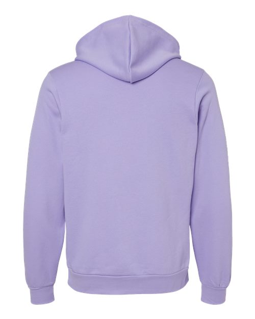 BELLA + CANVAS Unisex Sponge Fleece Hoodie Sweatshirt 3719 - Dark Lavender