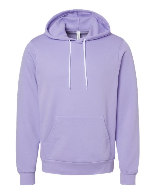 BELLA + CANVAS Unisex Sponge Fleece Hoodie Sweatshirt 3719 - Dark Lavender