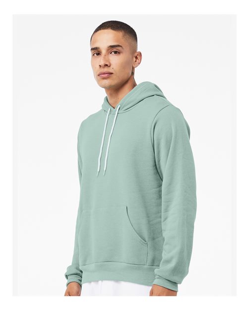 BELLA + CANVAS Unisex Sponge Fleece Hoodie Sweatshirt 3719 - Dusty Blue