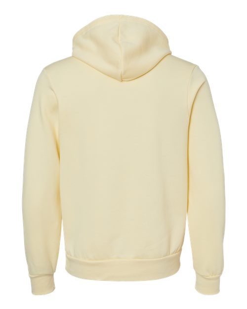 BELLA + CANVAS Unisex Sponge Fleece Hoodie Sweatshirt 3719 - French Vanilla
