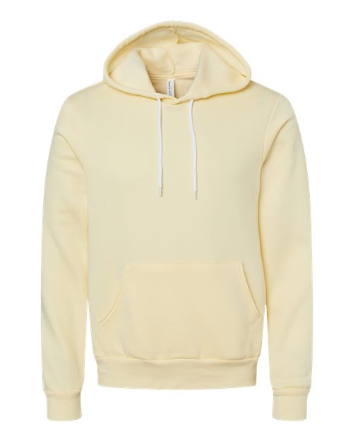 BELLA + CANVAS Unisex Sponge Fleece Hoodie Sweatshirt 3719 - French Vanilla
