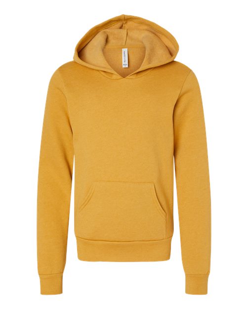BELLA + CANVAS Youth Sponge Fleece Hoodie Sweatshirt 3719Y