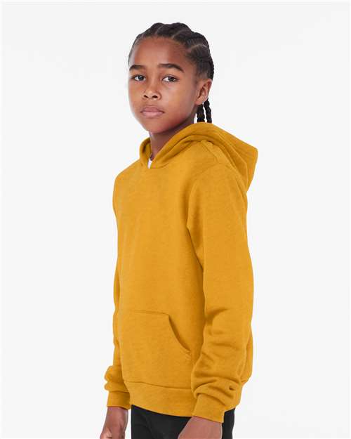 BELLA + CANVAS Youth Sponge Fleece Hoodie Sweatshirt 3719Y
