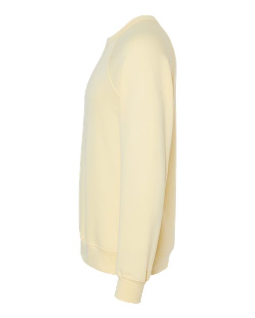BELLA + CANVAS Unisex Sponge Fleece Raglan Crewneck Sweatshirt 3901 - French Vanilla