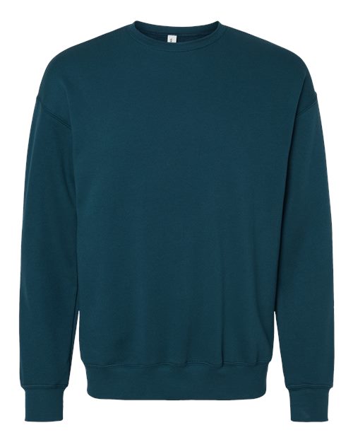 BELLA + CANVAS Unisex Sponge Fleece Drop Shoulder Crewneck Sweatshirt 3945 - Atlantic