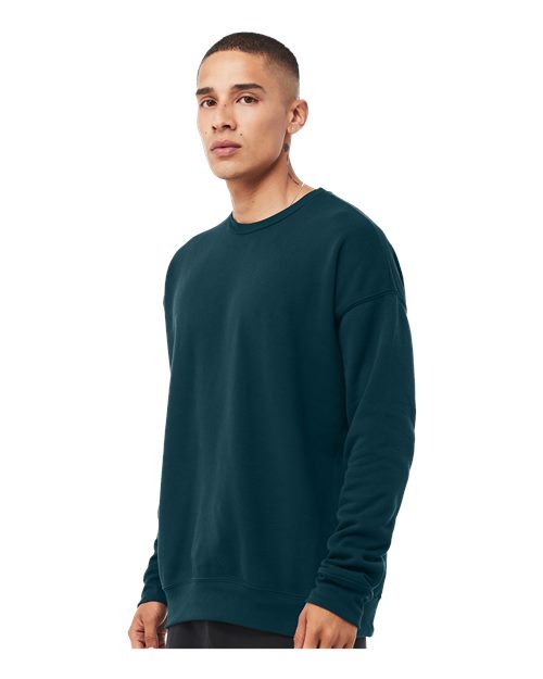 BELLA + CANVAS Unisex Sponge Fleece Drop Shoulder Crewneck Sweatshirt 3945 - Atlantic