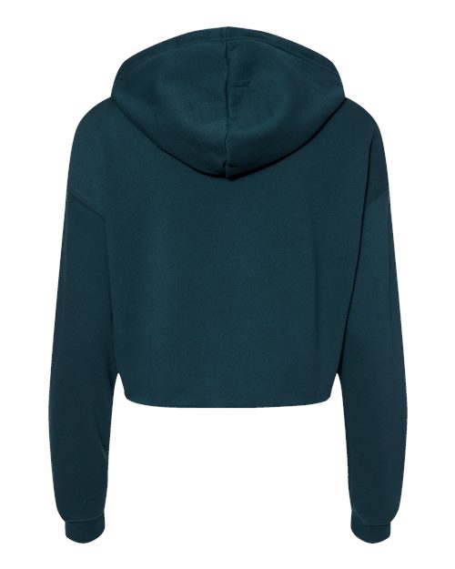 BELLA + CANVAS Women's Crop Fleece Hoodie Sweatshirt 7502