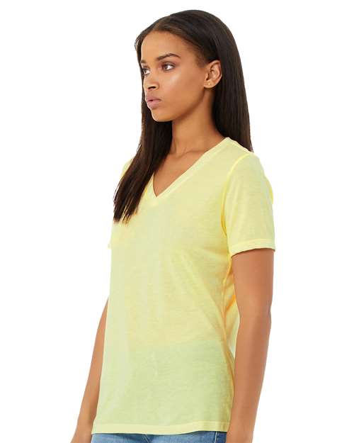 BELLA + CANVAS Women's Relaxed Triblend V-Neck Tee 6415