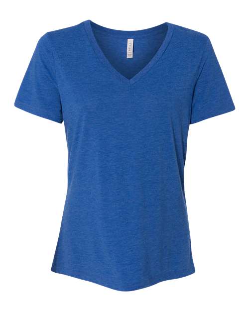 BELLA + CANVAS Women's Relaxed Triblend V-Neck Tee 6415