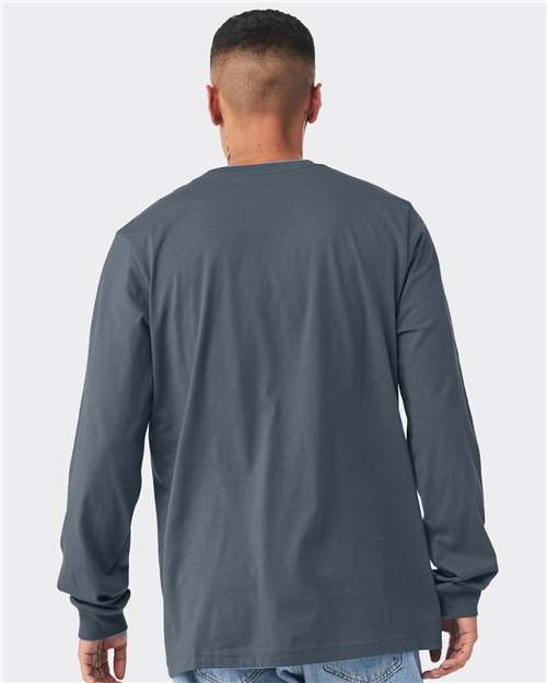 BELLA + CANVAS Unisex Jersey Long Sleeve Tee 3501 - Vintage Navy