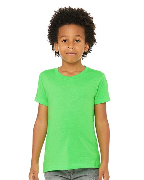 BELLA + CANVAS Youth CVC Jersey Tee 3001YCVC - Neon Green