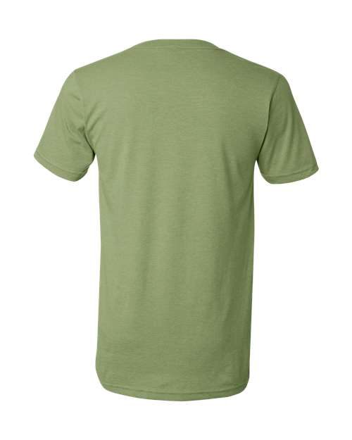 BELLA + CANVAS Unisex Heather CVC V-Neck Tee 3005CVC - Heather Green