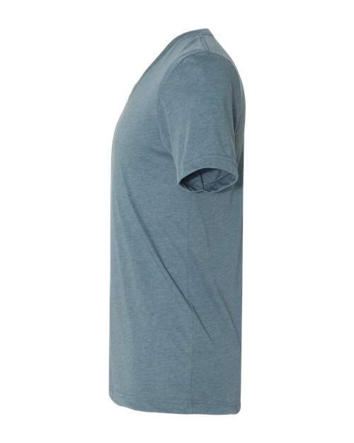 BELLA + CANVAS Unisex Heather CVC V-Neck Tee 3005CVC - Heather Slate
