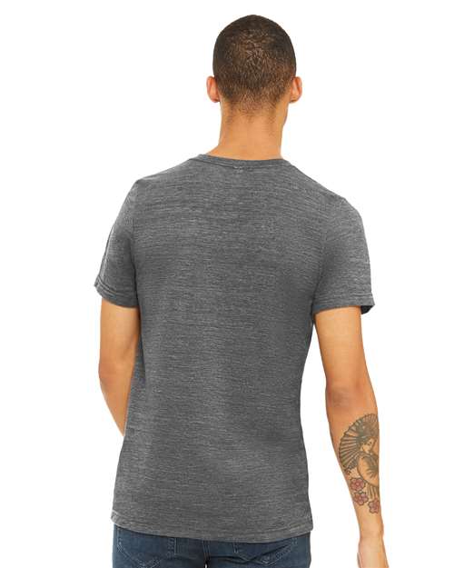 BELLA + CANVAS Unisex Textured Jersey V-Neck Tee 3655