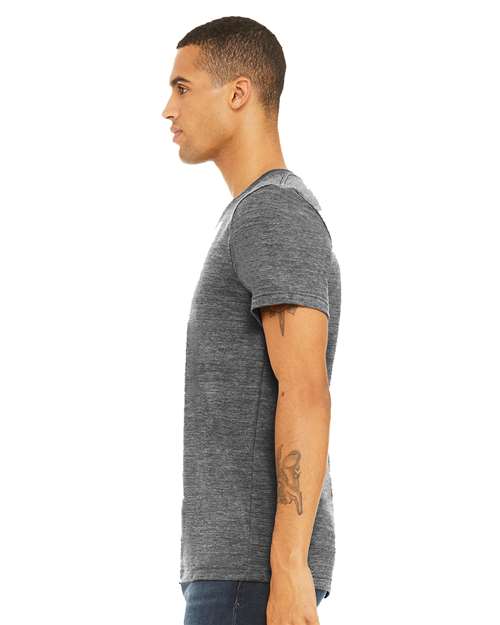 BELLA + CANVAS Unisex Textured Jersey V-Neck Tee 3655