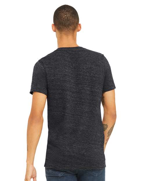 BELLA + CANVAS Unisex Textured Jersey V-Neck Tee 3655