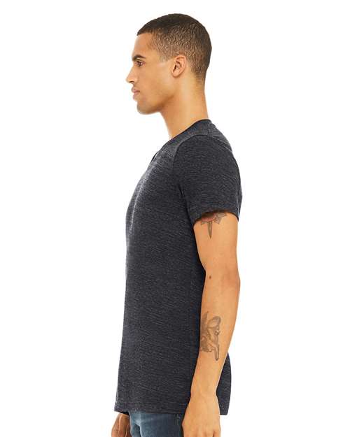 BELLA + CANVAS Unisex Textured Jersey V-Neck Tee 3655