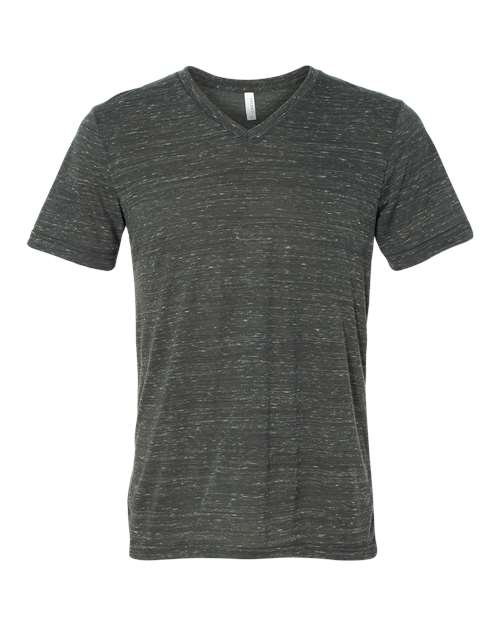BELLA + CANVAS Unisex Textured Jersey V-Neck Tee 3655