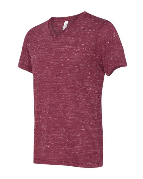 BELLA + CANVAS Unisex Textured Jersey V-Neck Tee 3655