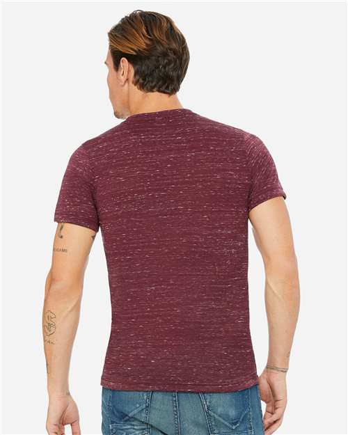 BELLA + CANVAS Unisex Textured Jersey V-Neck Tee 3655