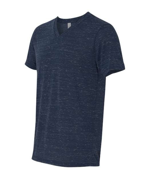 BELLA + CANVAS Unisex Textured Jersey V-Neck Tee 3655